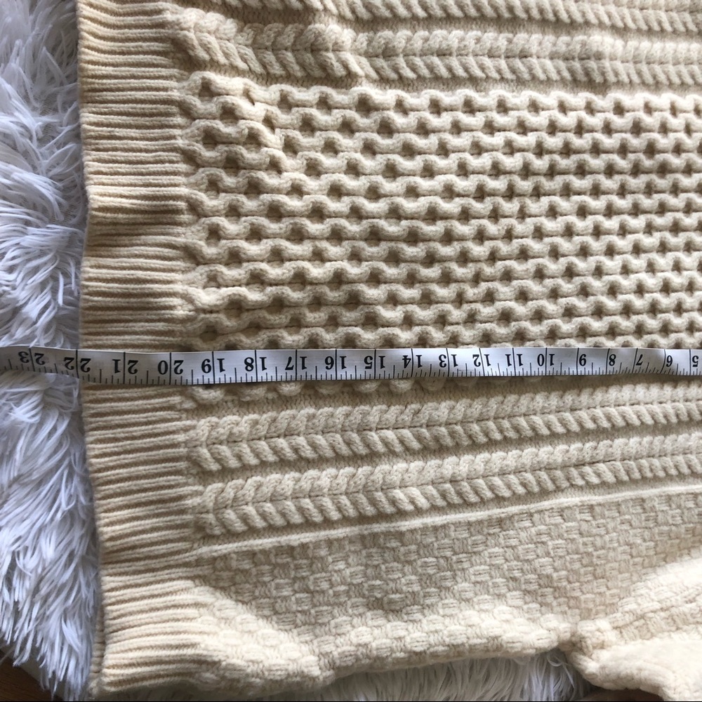 Aran Crafts Cream Cable Knit Sweater - Picture 9 of 9